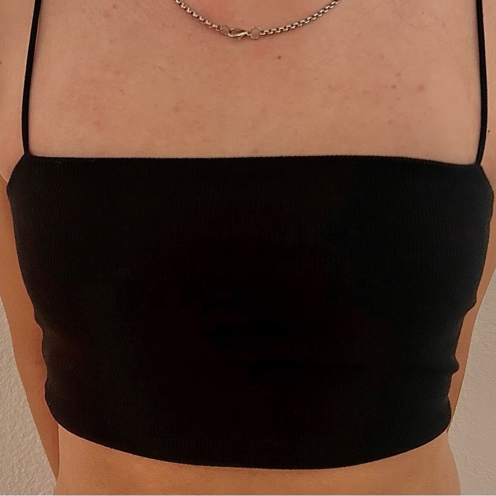 Barely Worn Women’s Shein Black Cropped Tank Top